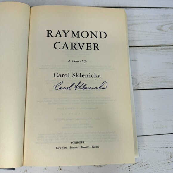 Raymond Carver A Writer's Life Carol Sklenicka Hardcover 2009 Signed First Ed - Picture 6 of 15
